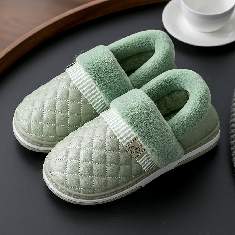 Waterproof Moon Cotton Slippers Women Bag With Autumn And Winter