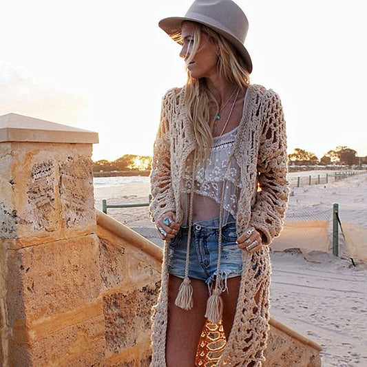Women's Thick Wool Loose Knitted Cardigan