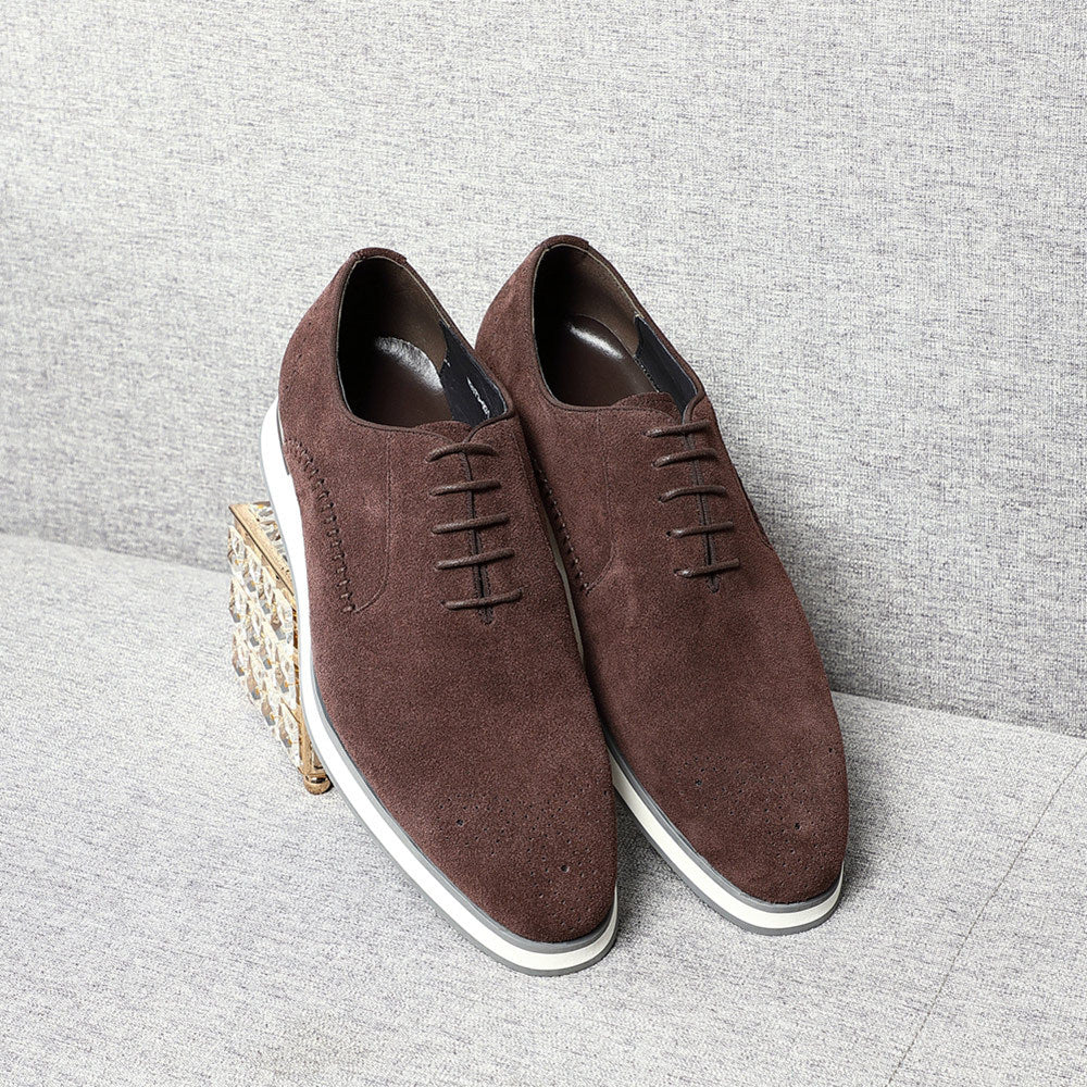 British Style Suit Business Formal Wear Leather Shoes