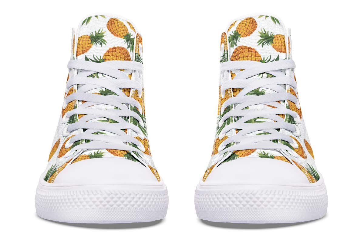 Men's And Women's Fashion Color Printing High-top Canvas Shoes
