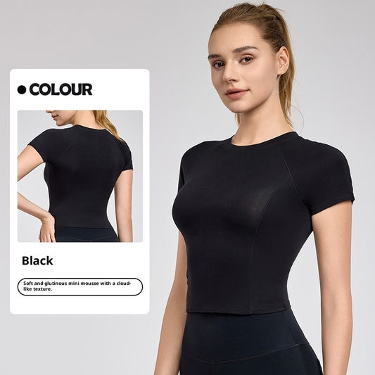 Women's Slim-Fit Versatile Workout T-Shirt For A Defined Waist