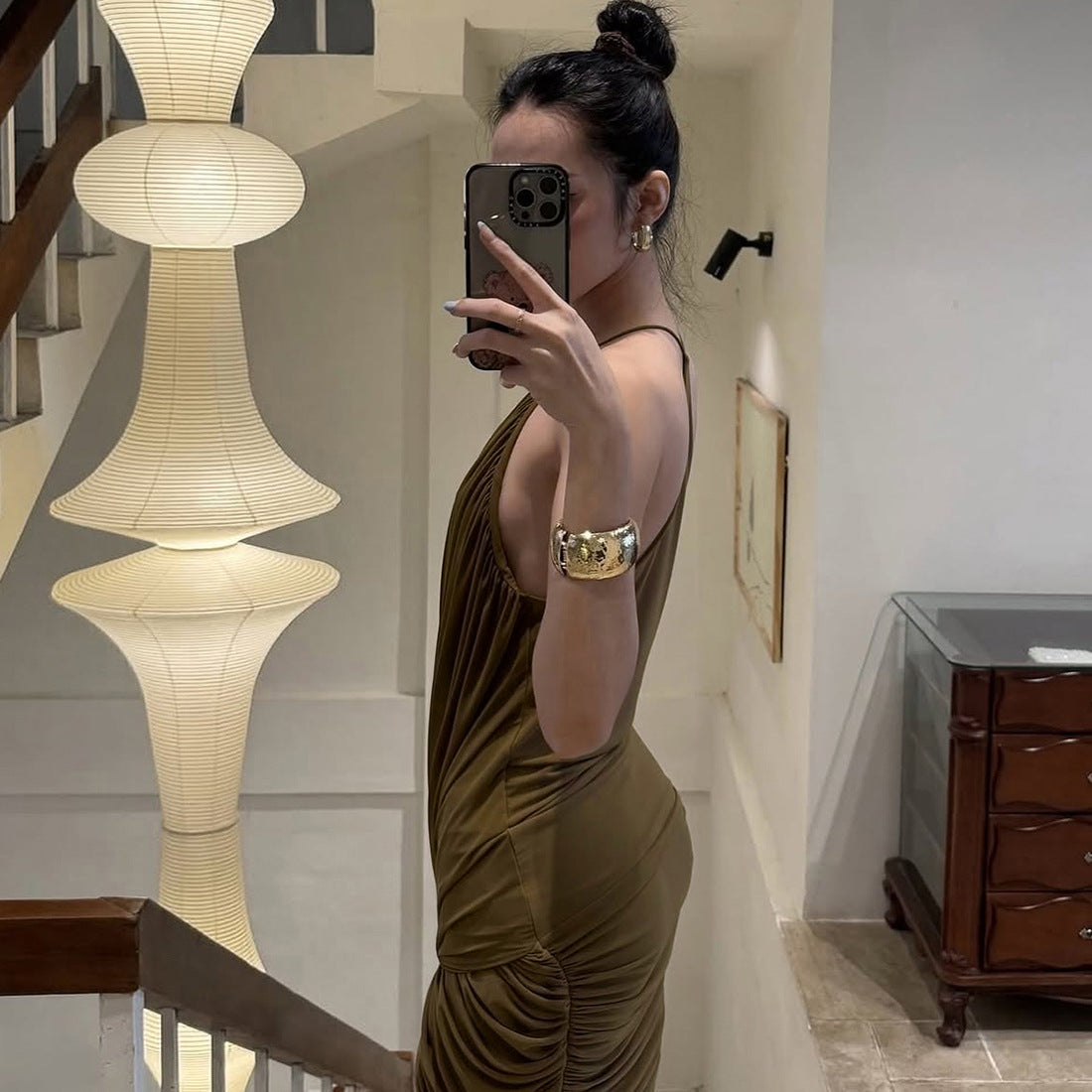 New Sexy V-neck Backless Slim-fit Fashion Dress For Sassy Women