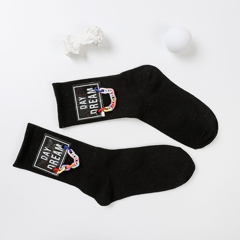 Korean Casual Breathable Sweat Socks