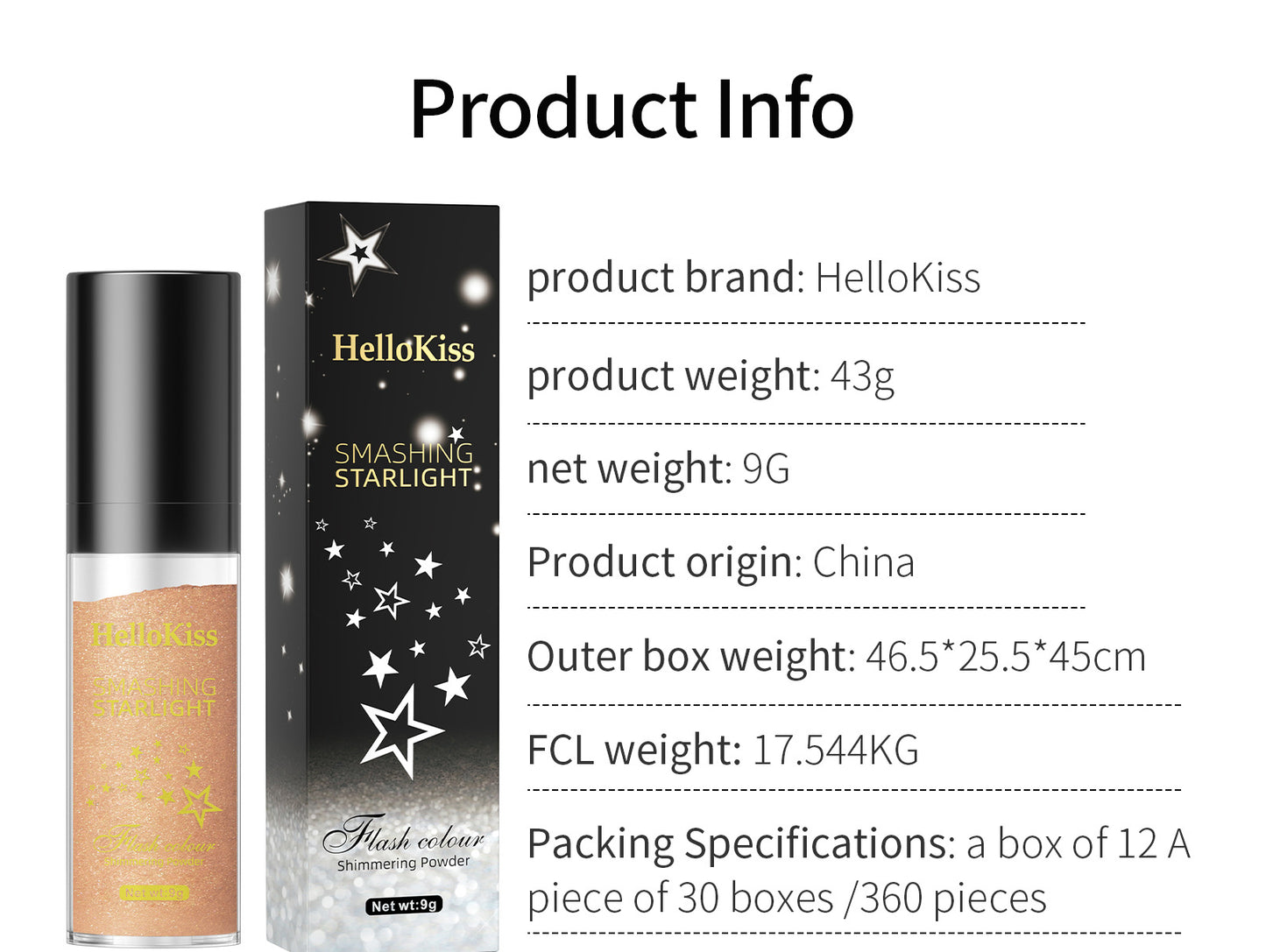 Brightening The Whole Body Highlight Powder Repair Three-dimensional