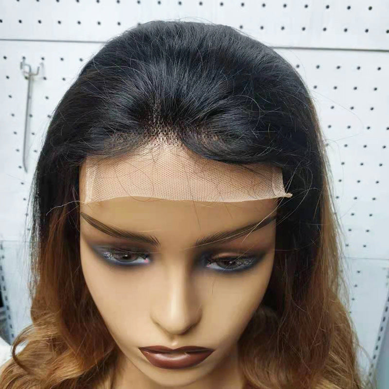 Ombre 1B 27 Body Wave 4x4 Blonde Blonde Hårparyk Ægte Hår Parykker fra Brasilien