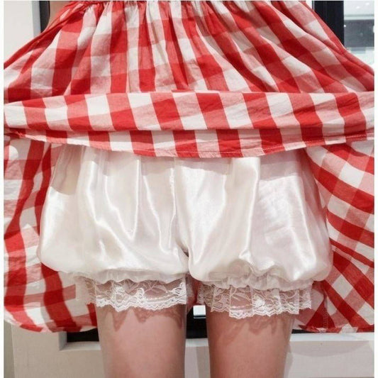 Women's Safety And Anti-glare Lace Lantern Pumpkin Pants Insurance Leggings