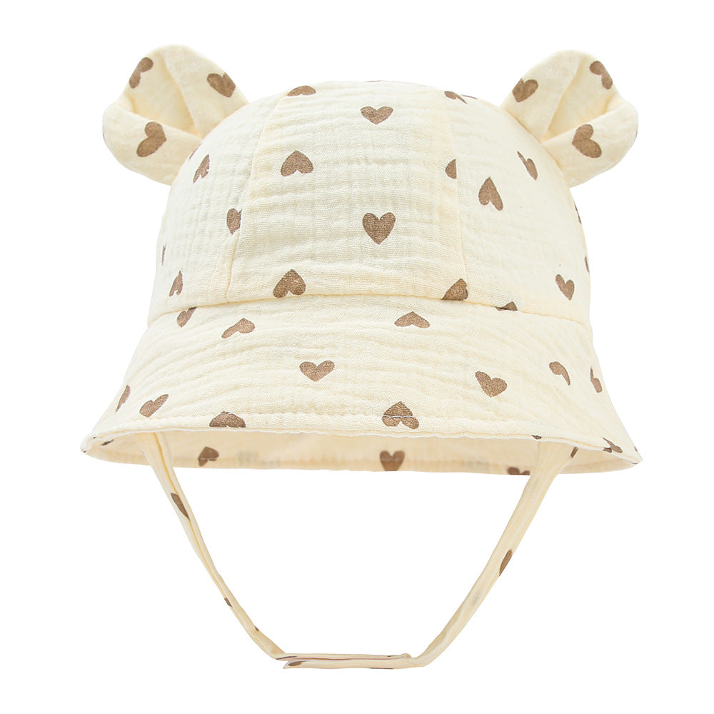 European And American Baby Rabbit Ears Bucket Hat