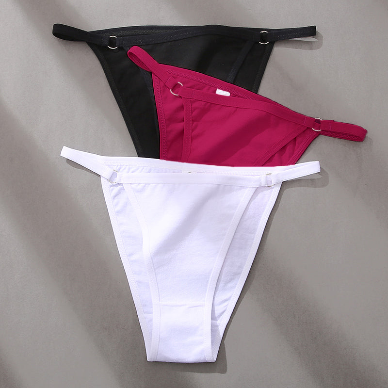 Women's Low Waist Ring Sexy Shorts