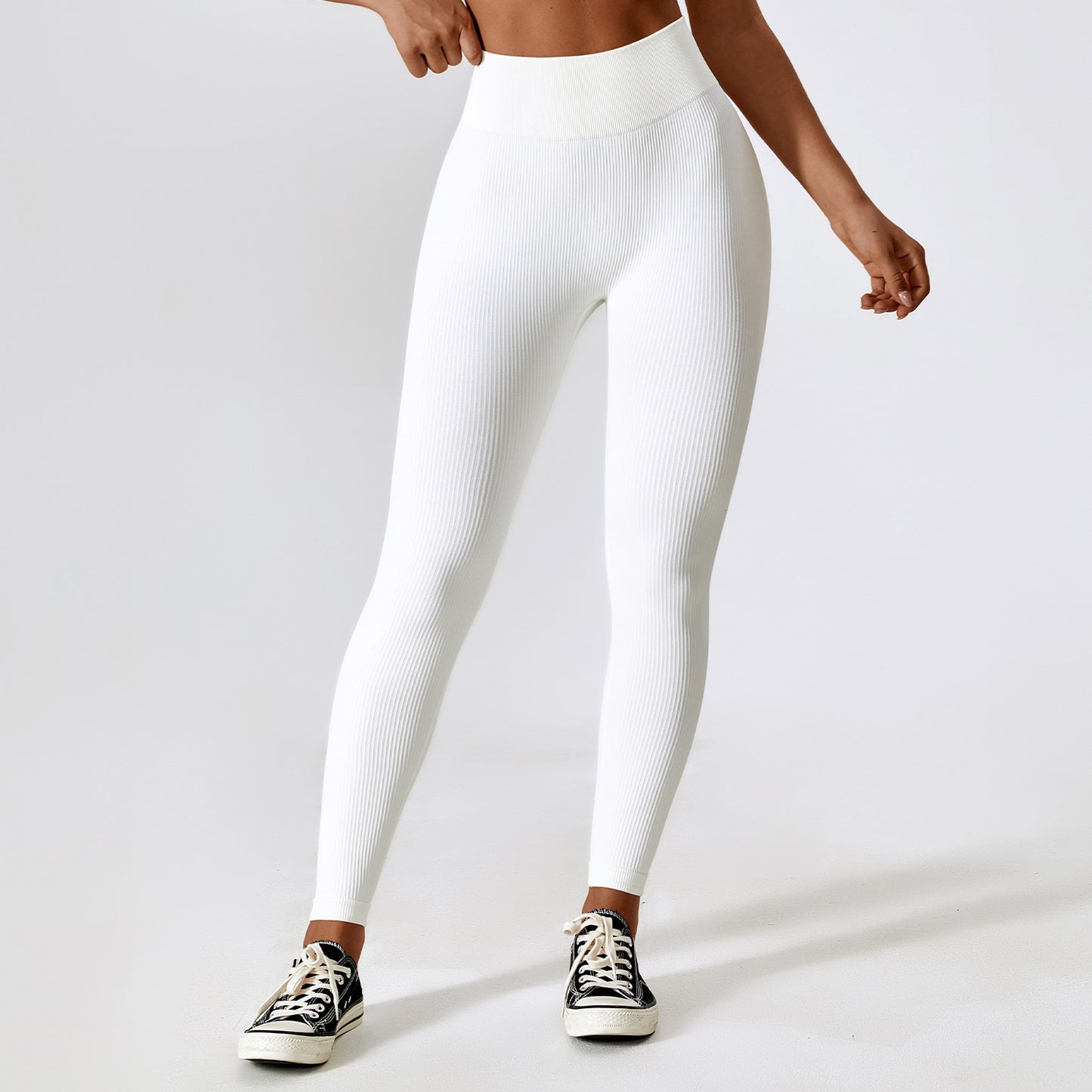 Thread Hip-lift And Belly Shaping Seamless Yoga Pants
