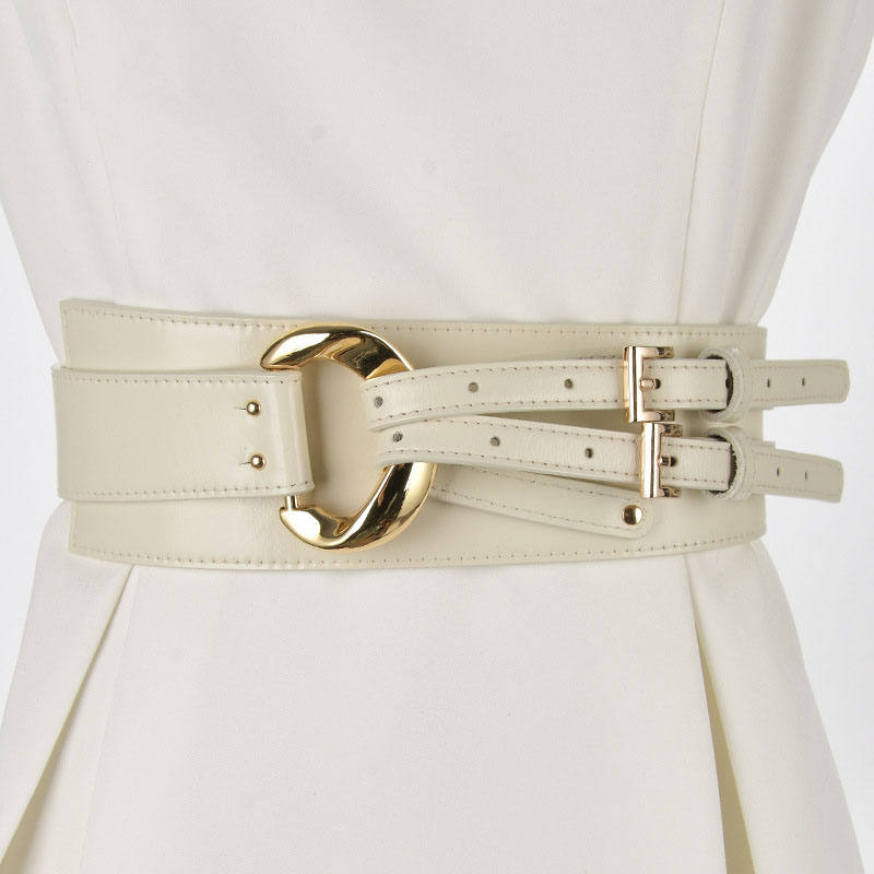 Irregular Leather Waist Seal Women's Decorative Suit Fashion Dress Sweater Bundle Belt