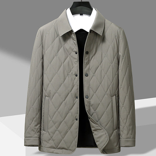 Men's Shirt Autumn Winter Cotton-padded Coat