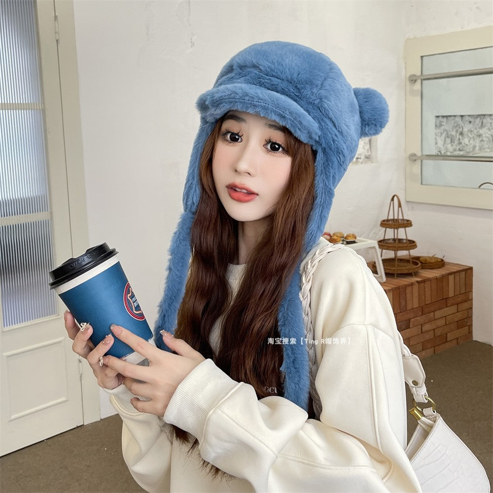 Plush Ear Baseball Windproof Ear Protection