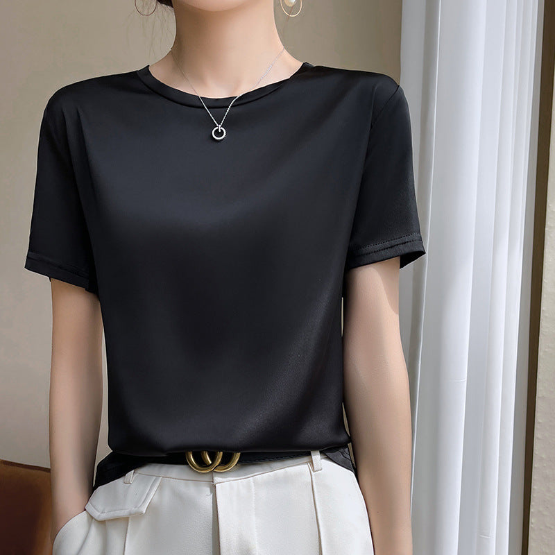 Half Sleeve Refreshing And Comfortable Mid-stretch Top