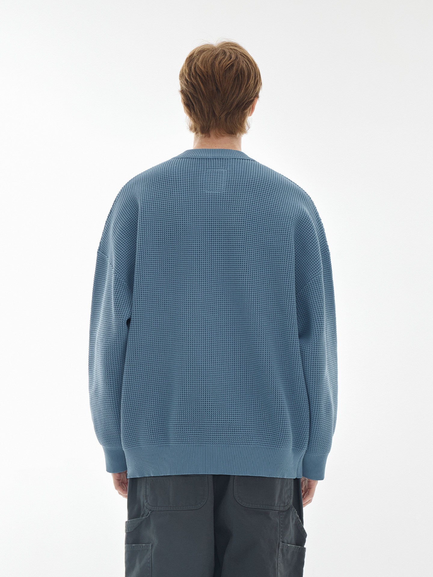 High-elastic Yarn Soft Skin-friendly Wear-resistant Pilling-resistant And Loose-fitting Sweater
