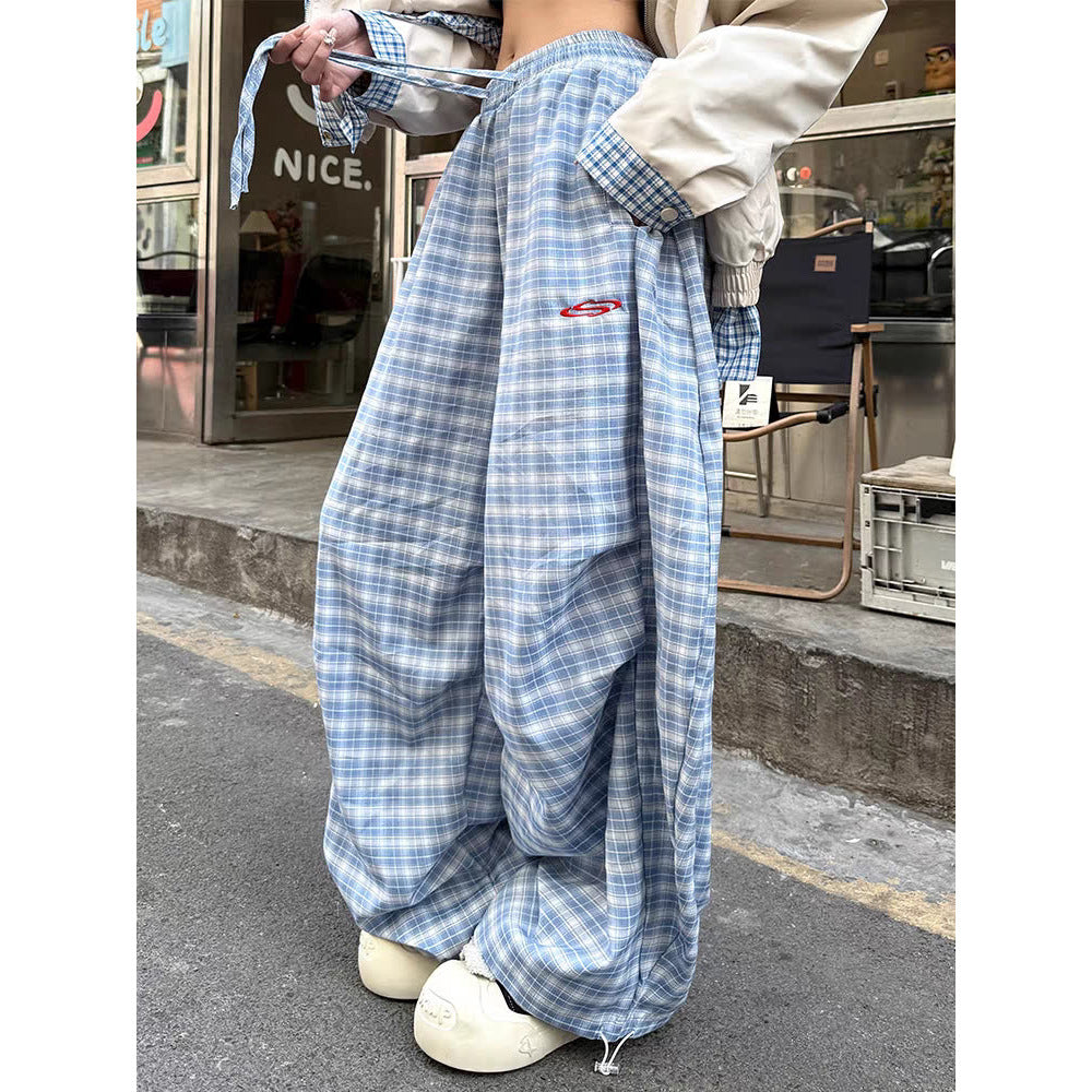 Niche Loose Draping Wide-leg Mopping Trousers