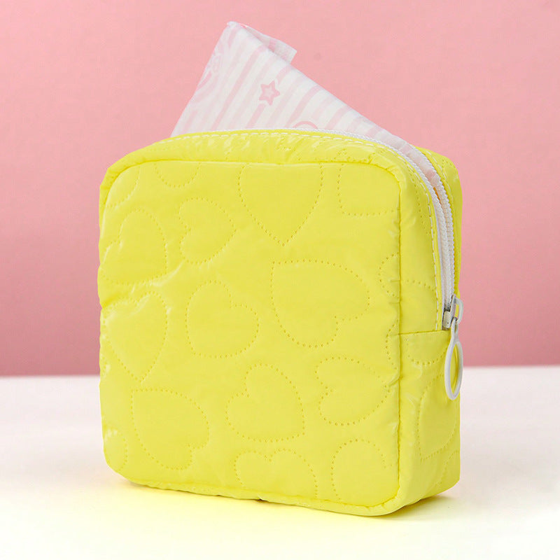 Candy Color Cute Storage Bag Student Portable