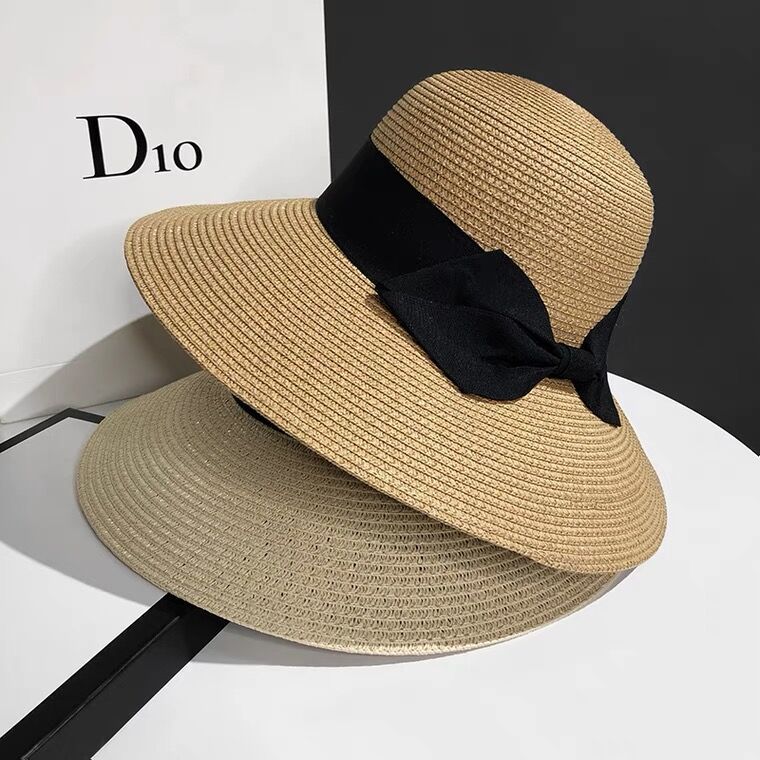 Women's Art Bow Big Brim Sun Hat