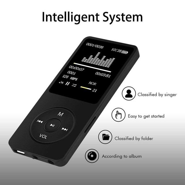 Sports MP3 With Screen MP4 Can Insert Memory Card 1.8 English Music Broadcast