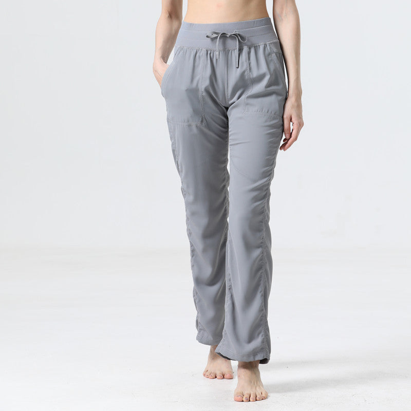 Women's Mid Waist Casual Slimming Workout Pants