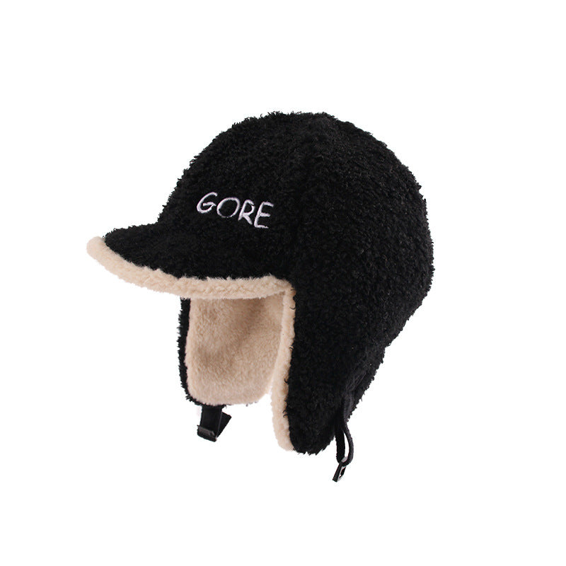 Lamb Wool Fleece Warm  Women Cycling