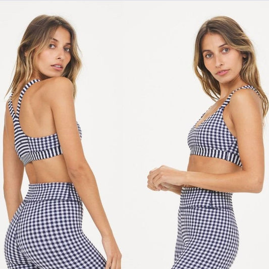 Women's Casual Sports High Waist Cross Vest Pants Suit