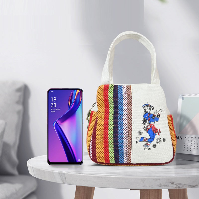 National Literature And Art National Style Small Group Mobile Bag