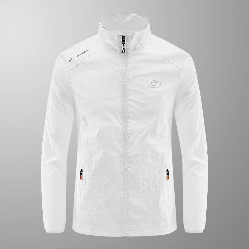 Light Summer Men's Ice Silk Breathable Sun Protection Clothing