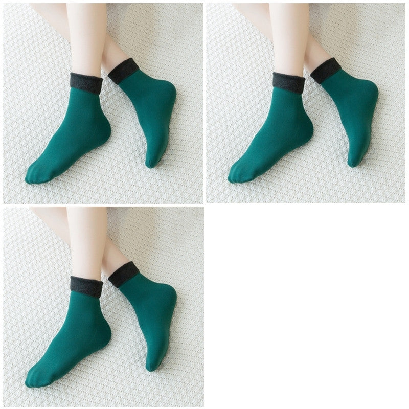 Plus Fleece Socks To Keep Warm Snow Women In Autumn And Winter