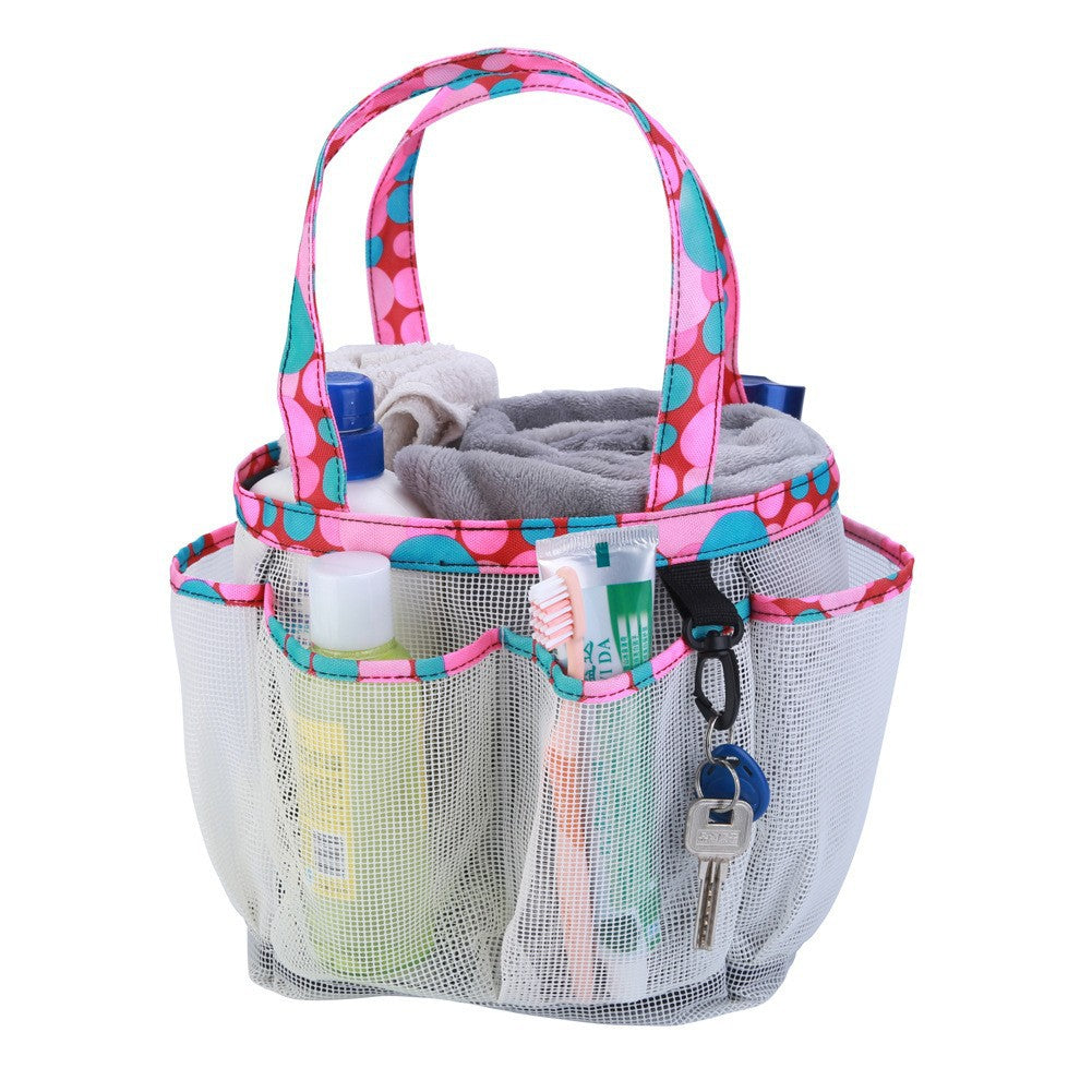 Women's Bathing And Swimming Bag Storage Basket Mesh Carrying