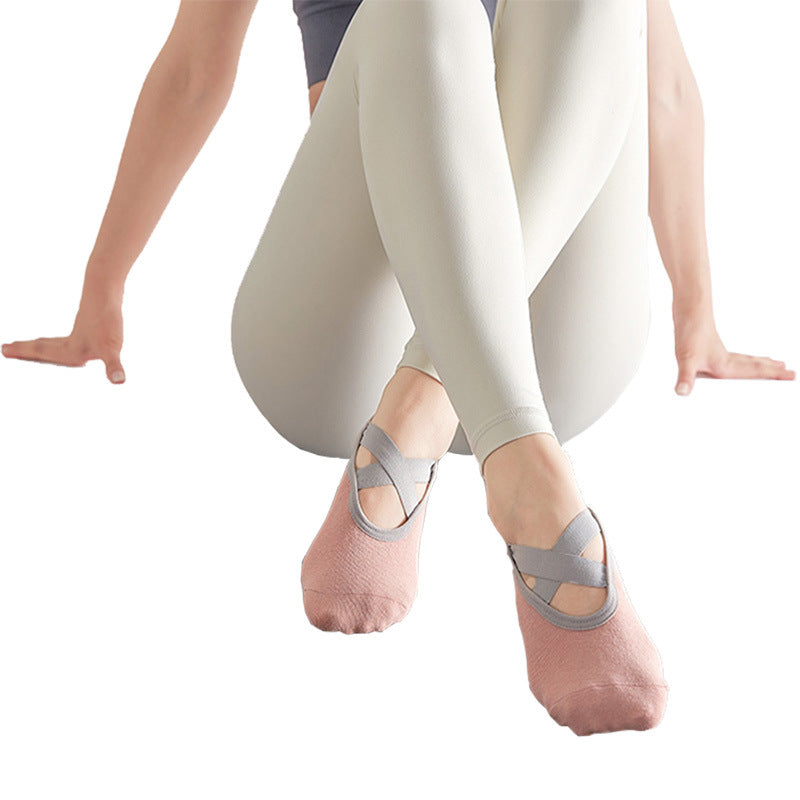 Professional Yoga Socks Women's Non-slip Short