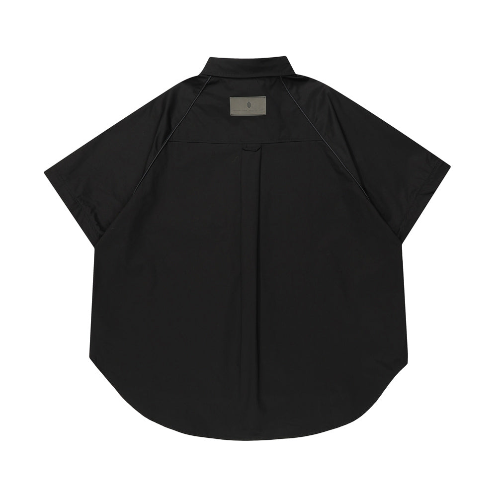 Detachable Sleeve Design Long Sleeve Shirt Men