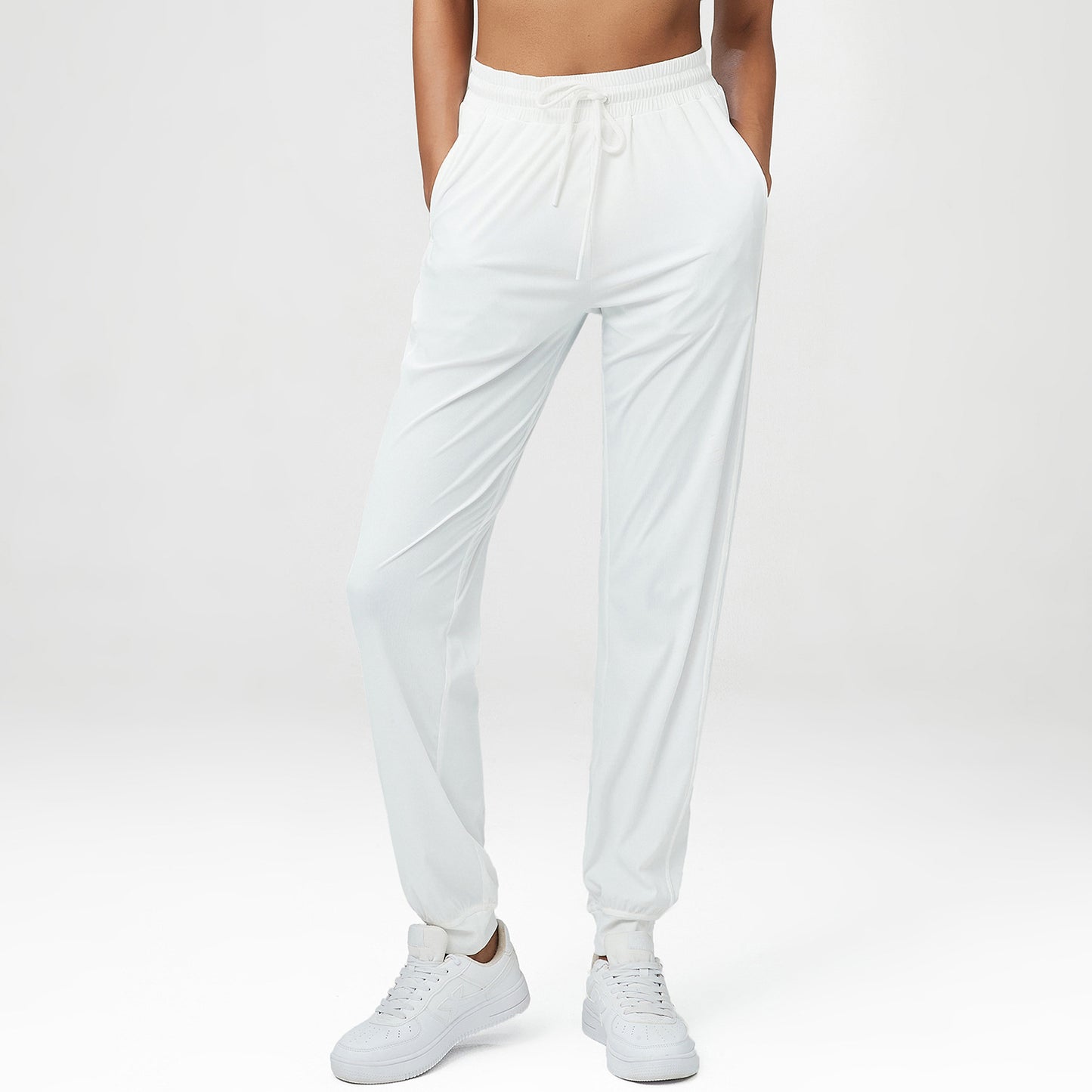 Women's Mid Waist Loose Track Pants