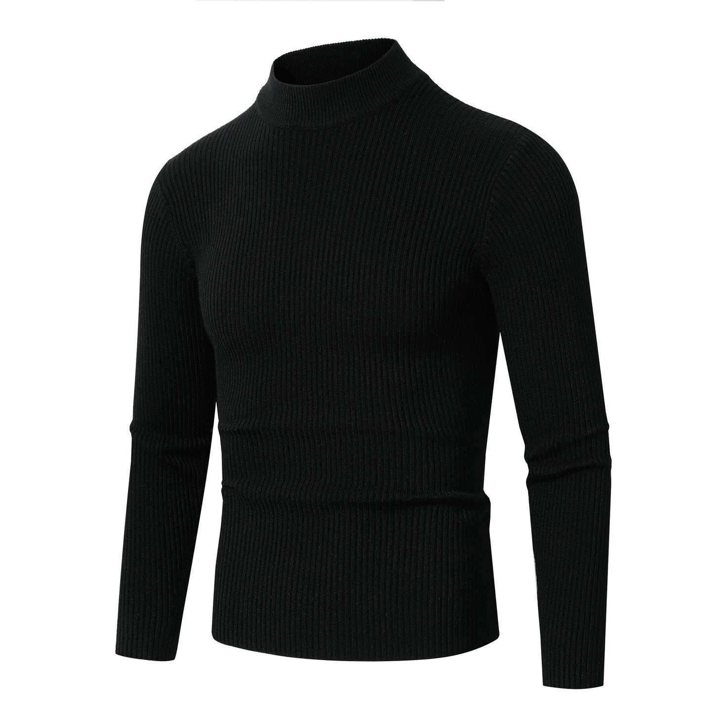 Fashion Personality Male Striped Base Knitted Sweater
