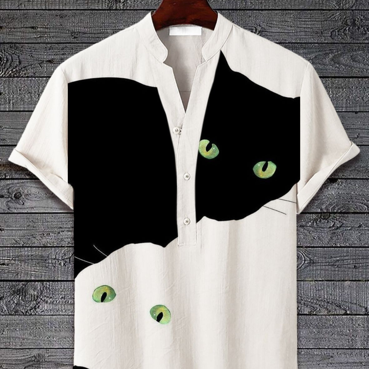 Digital Animal Style Short Sleeve Shirt