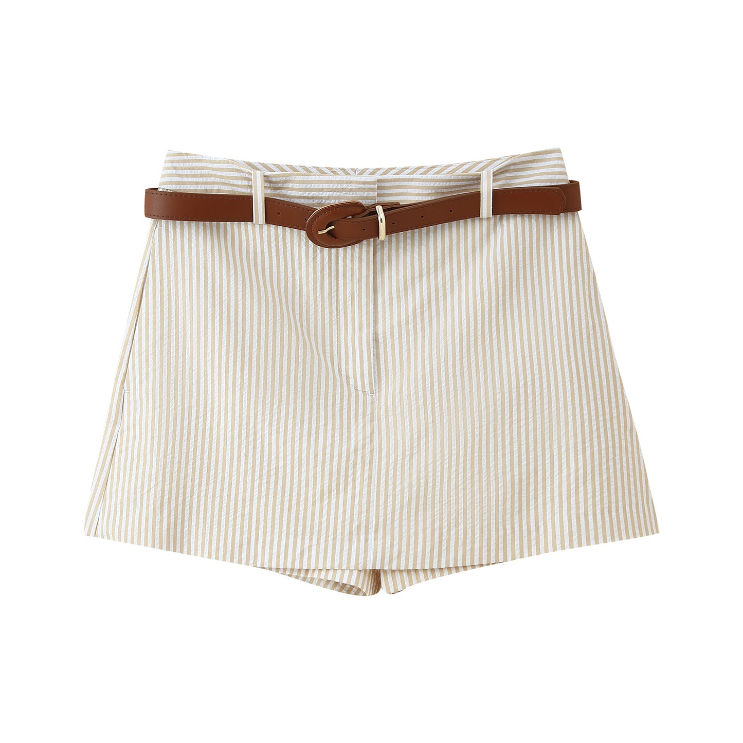 Summer Stripes Belt Casual Culottes