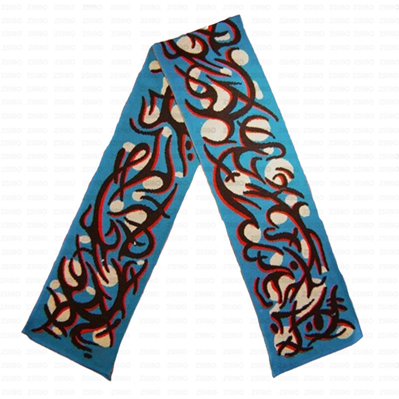 Fashion Double-sided Jacquard Knitted Scarf For Women