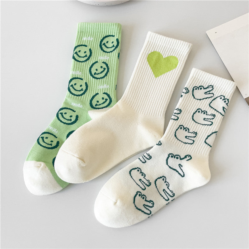 Cartoon Socks Japanese Personality