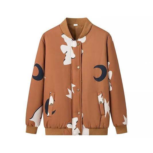 Autumn New Fashion All-match Casual Printed Coat
