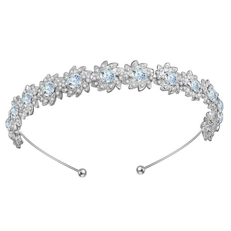 New Flower Bride Wedding Crown Hair Band