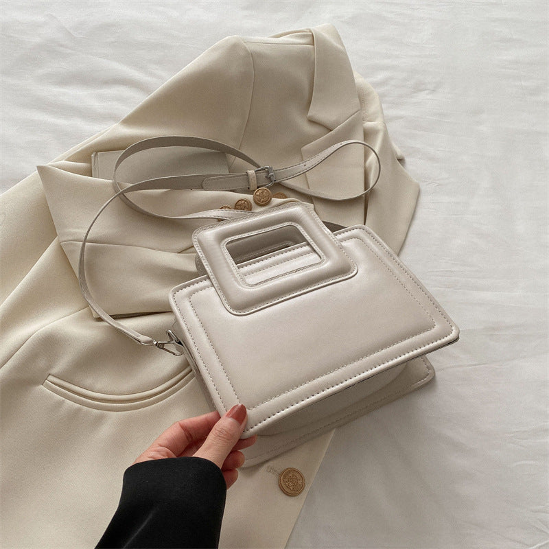 Simple Western Style Solid Color Tote