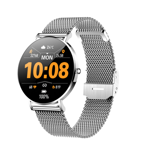 Newest T8 Lady Ultra Thin AMOLED Screen Smart Watch Blood Oxygen Sport Smart Band Reloj Inteligente Women Smart Watch