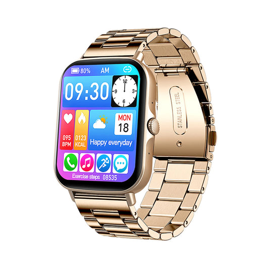 Smart Full Touch Sports Watch with Body Temperature Monitor, Dial & Call Function, Stay Connected Anytime and Anywhere