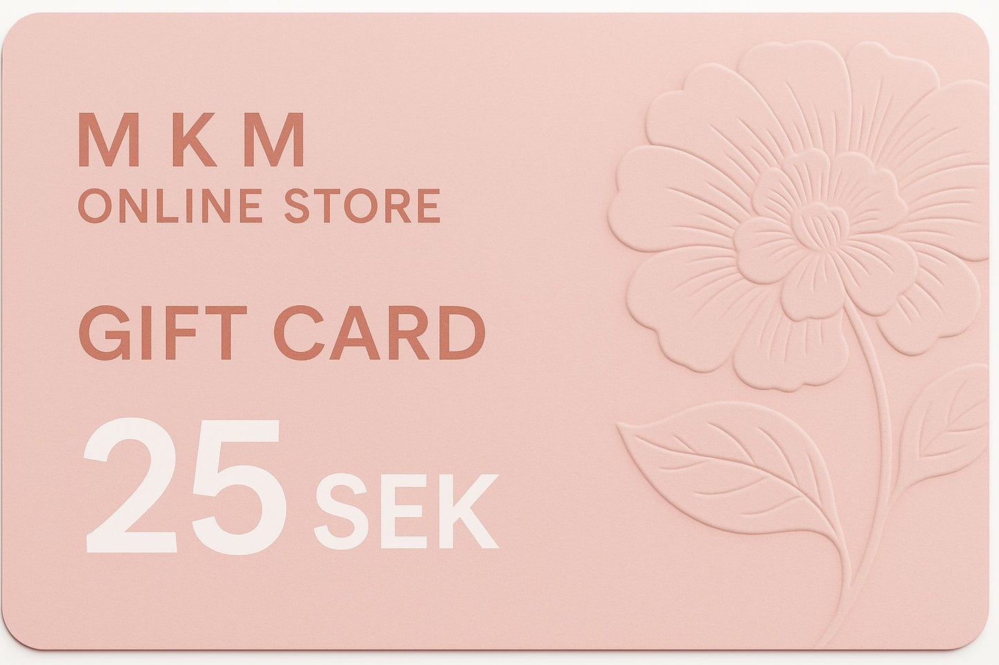 MKM Online Store Gift Card