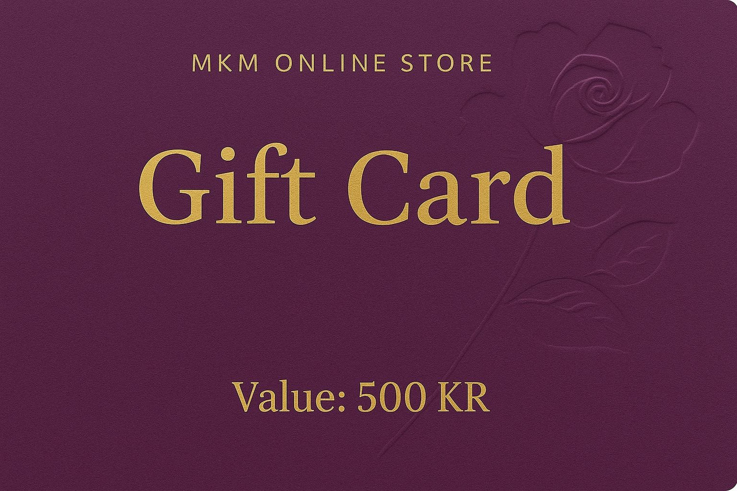 MKM Online Store Gift Card