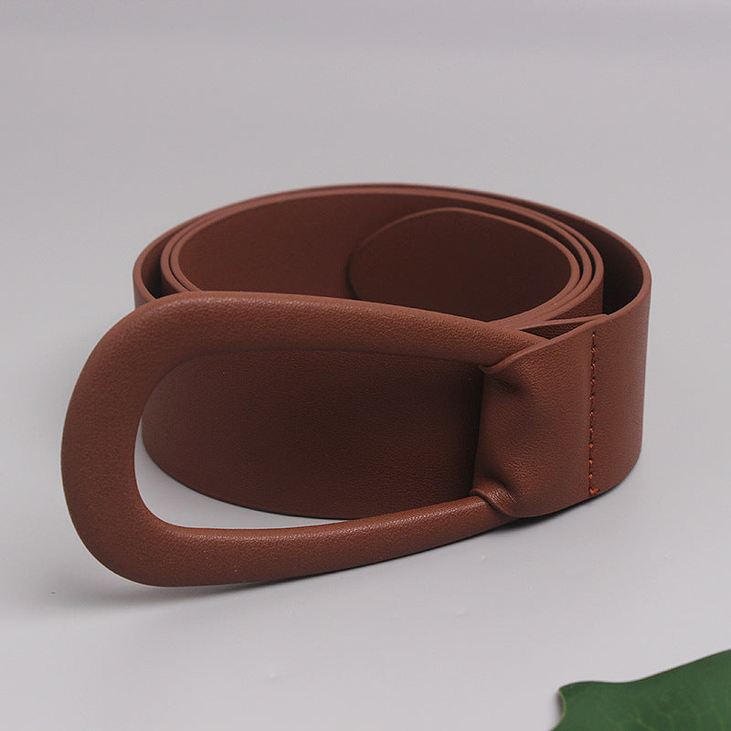 Double-sided Imitation Sheepskin Decoration Accessories Waist Coat Shirt Sweater Long Strip Outer Belt