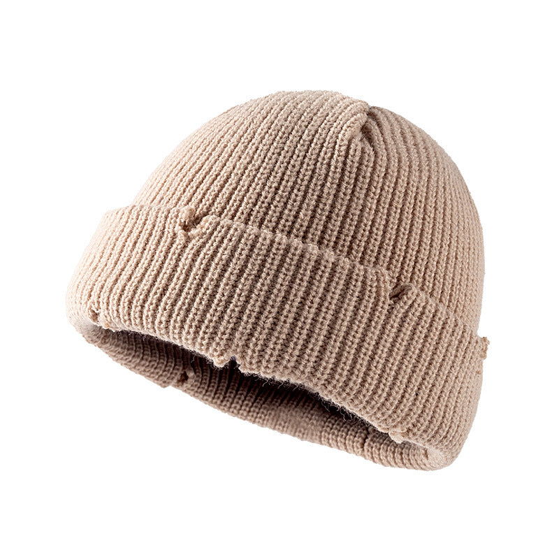 Men's Short Dome Korean Style Knitted Hat