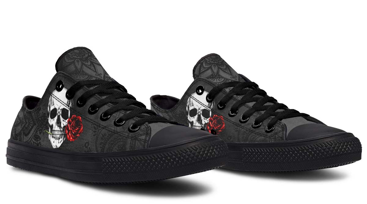 Fashion Print Couple Low-Top Canvas Shoes