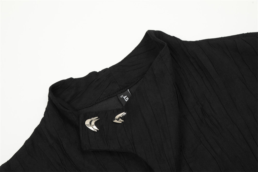 Stand Collar Men's Baggy Casual Jacket