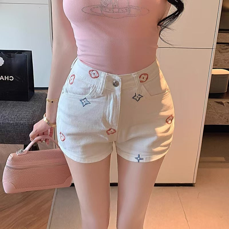 New Stylish High-waisted Niche Womens Shorts