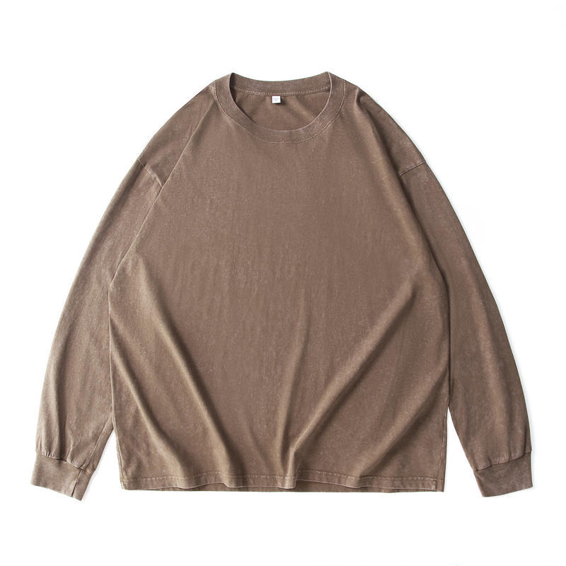 Retro Men's Long-sleeved Sweater Bottoming Shirt